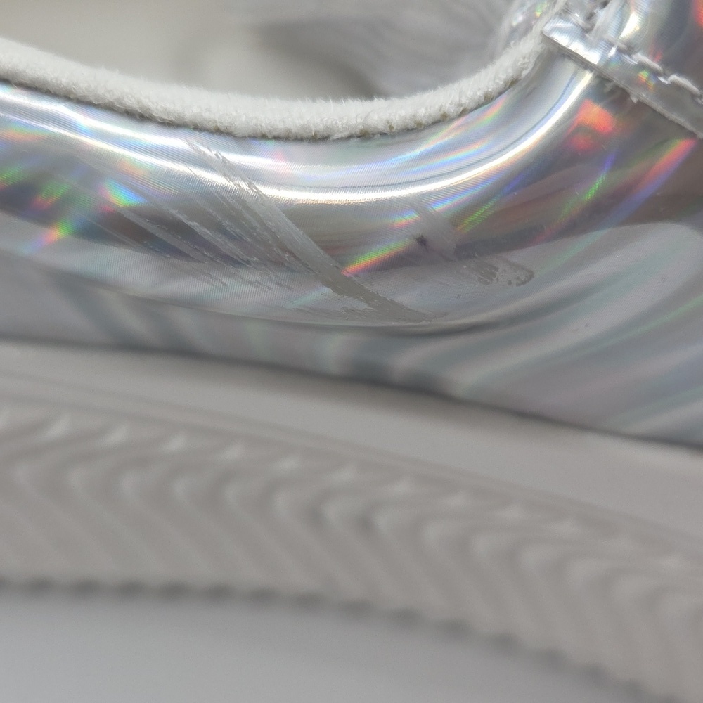Holographic Women's Platform Sneakers Size 9 - Picture 9 of 16